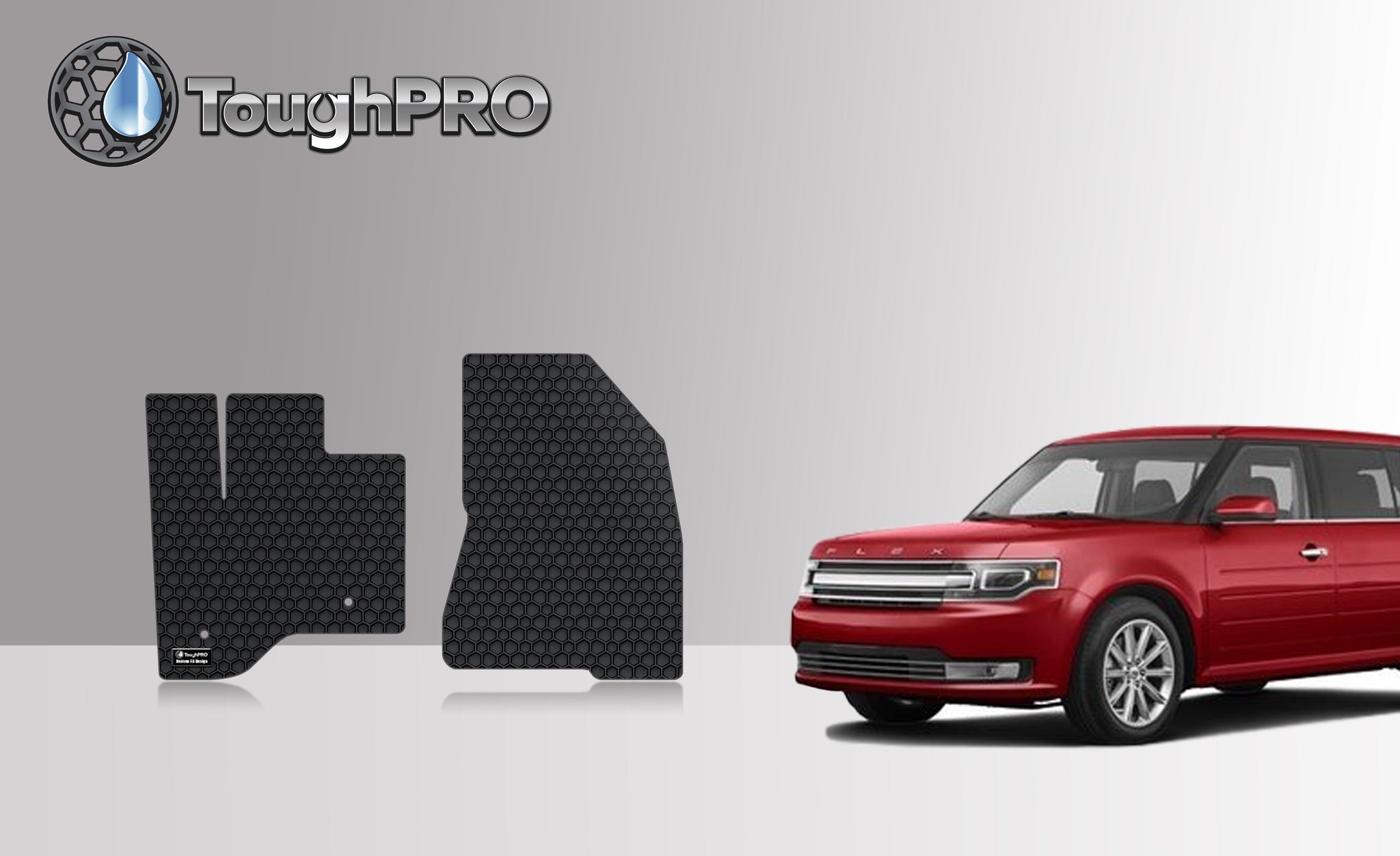 CUSTOM FIT FOR FORD Flex 2016 Two Front Mats