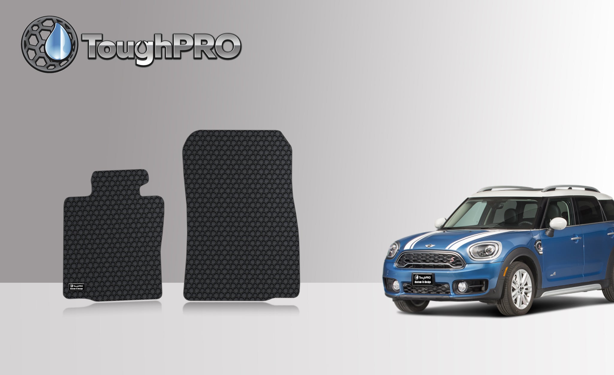 CUSTOM FIT FOR MINI Countryman 2010 Two Front Mats