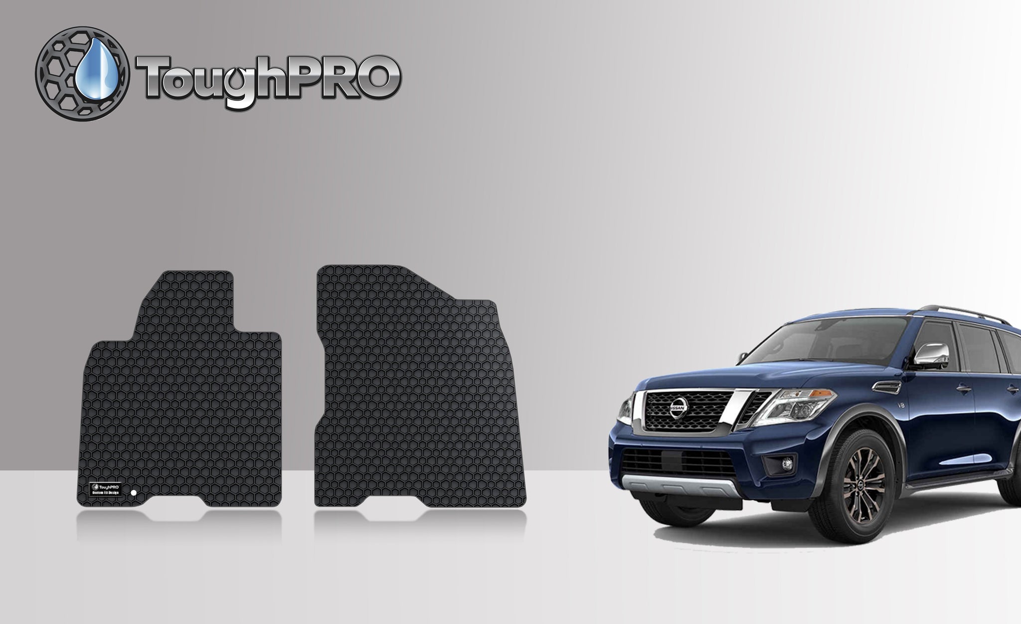CUSTOM FIT FOR NISSAN Armada 2007 Two Front Mats