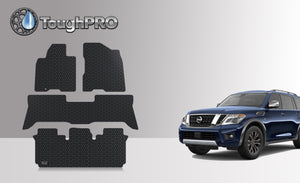 CUSTOM FIT FOR NISSAN Armada 2015 Front Row 2nd Row 3rd Row (No Center Console)