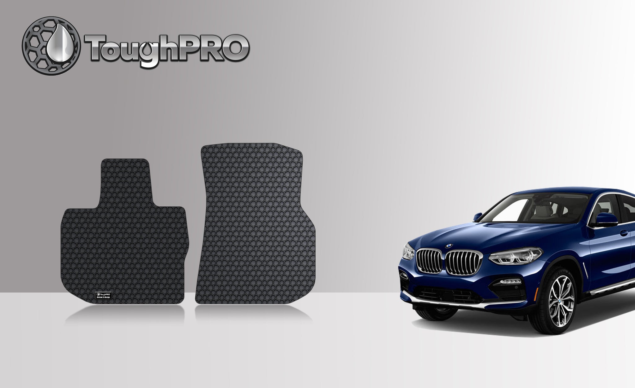 CUSTOM FIT FOR BMW X4 2018 Two Front Mats