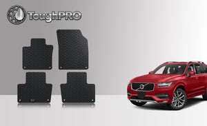 CUSTOM FIT FOR VOLVO XC90 2016 Floor Mat Set (Front Row and 2nd Row)
