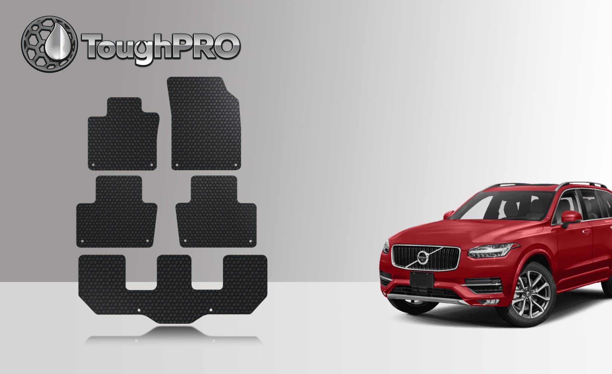 CUSTOM FIT FOR VOLVO XC90 2021 Full Set (Front Row 2nd Row 3rd Row)