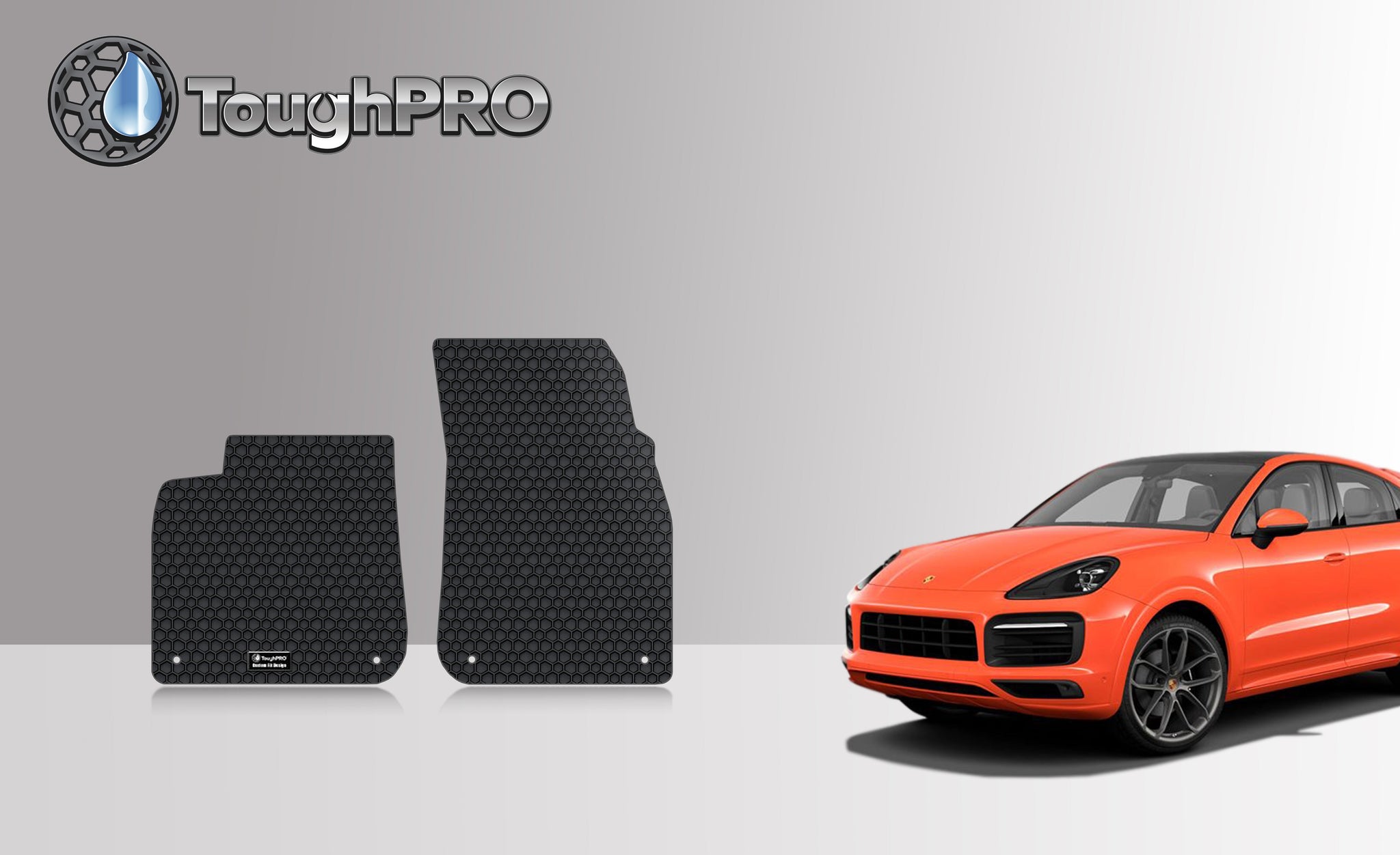 CUSTOM FIT FOR PORSCHE Cayenne 2023 Two Front Mats