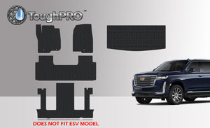 CUSTOM FIT FOR CADILLAC Escalade 2021 Front Row 2nd Row 3rd Row Trunk Mat (3rd Row Up) 2nd Row BUCKET SEATING