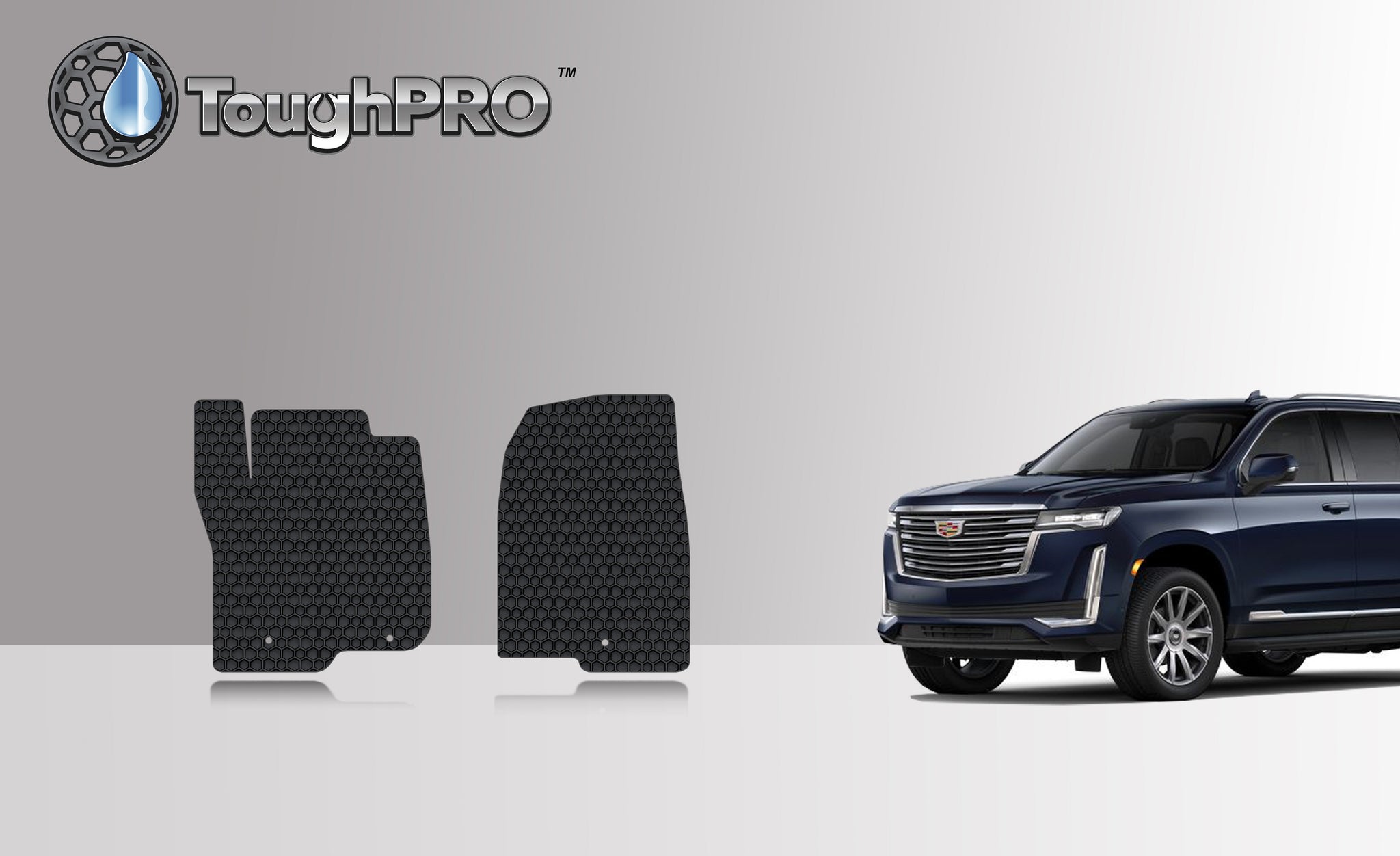 CUSTOM FIT FOR CADILLAC Escalade 2023 Two Front Mats
