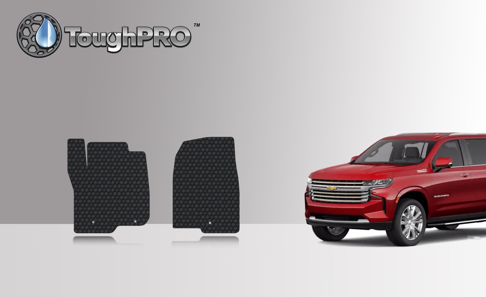 CUSTOM FIT FOR CHEVROLET Suburban 2023 Two Front Mats