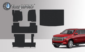 CUSTOM FIT FOR CHEVROLET Suburban 2022 Front Row 2nd Row 3rd Row + Cargo 2nd Row BENCH SEATING