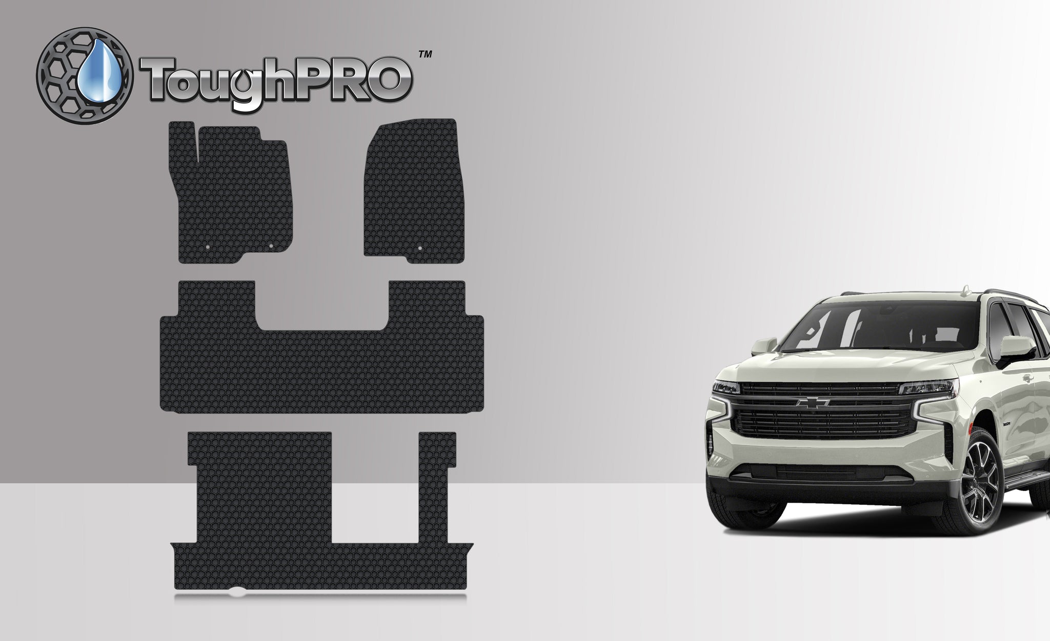 CUSTOM FIT FOR CHEVROLET Tahoe 2022 Front Row 2nd Row 3rd Row 2nd Row BENCH SEATING