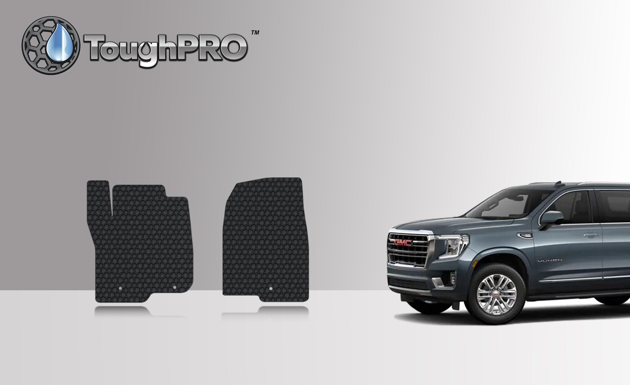 CUSTOM FIT FOR GMC Yukon 2021 Two Front Mats