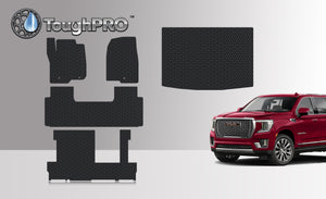 CUSTOM FIT FOR GMC Yukon XL 2023 Front Row 2nd Row 3rd Row + Cargo 2nd Row BENCH SEATING