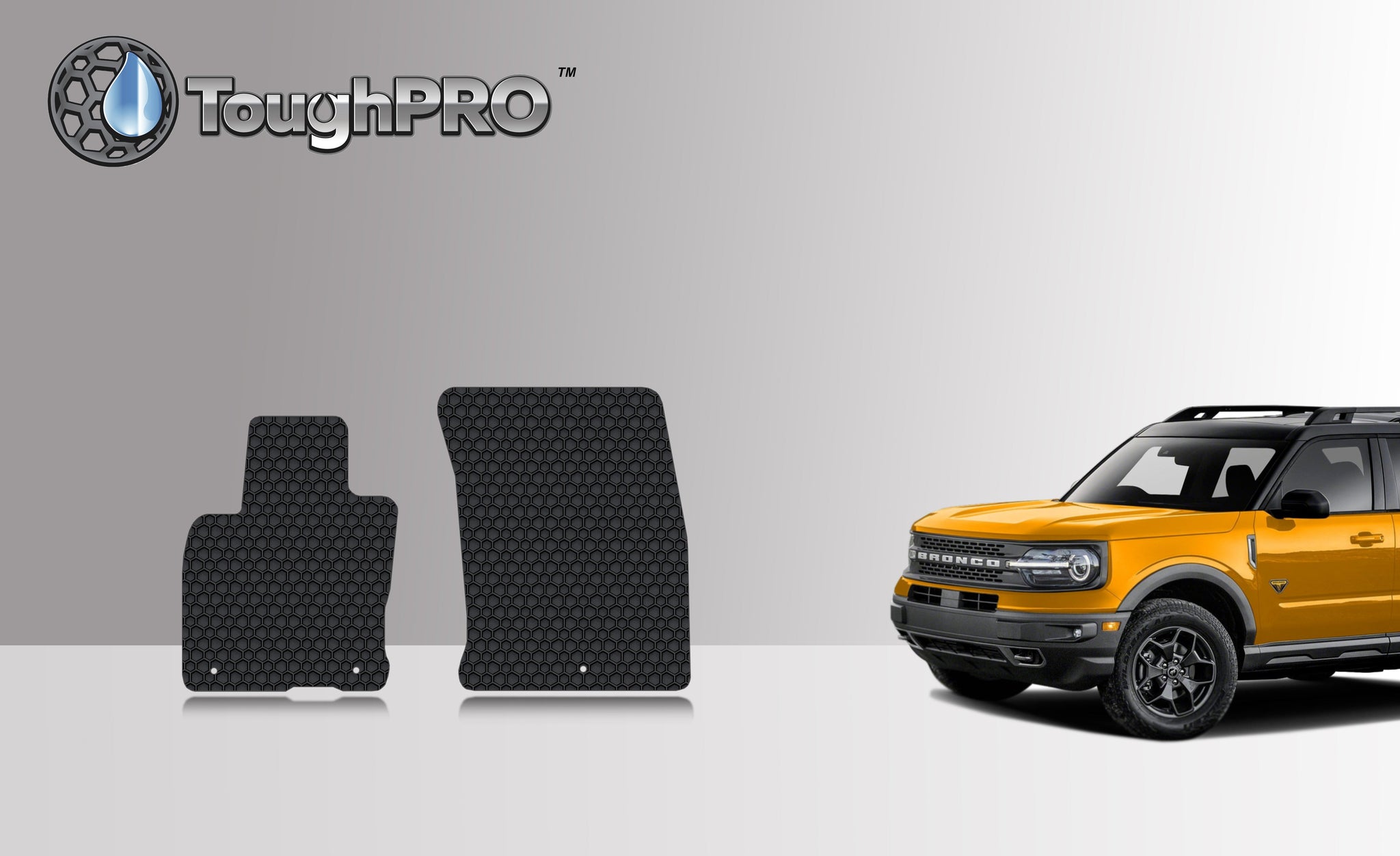 CUSTOM FIT FOR FORD Bronco Sport 2023 Two Front Mats