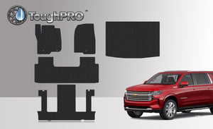 CUSTOM FIT FOR CHEVROLET Suburban 2021 Front Row 2nd Row 3rd Row + Cargo 2nd Row BUCKET SEATING