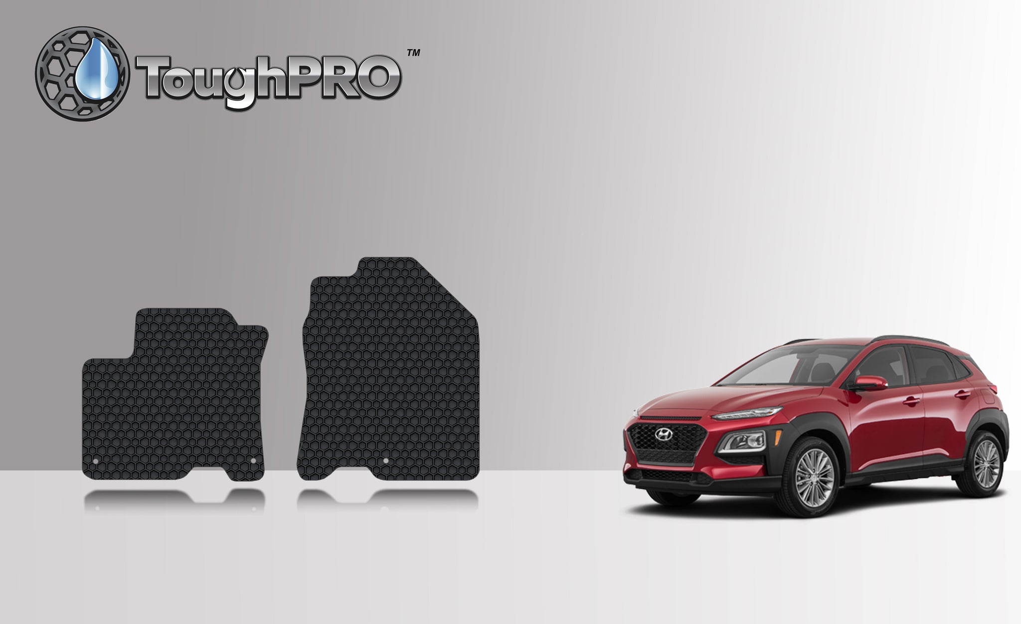 CUSTOM FIT FOR HYUNDAI Kona Electric 2022 Two Front Mats