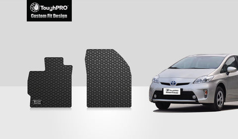 CUSTOM FIT FOR TOYOTA Prius 2010 Two Front Mats