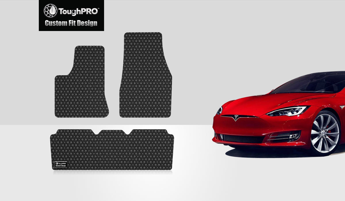 CUSTOM FIT FOR TESLA Model S 2016 1st & 2nd Row For All Model S, Built After 4/11/2016
