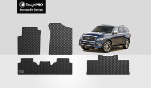 CUSTOM FIT FOR INFINITI QX80 2022 Front Row 2nd Row 3rd Row