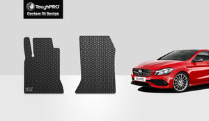 CUSTOM FIT FOR MERCEDES-BENZ CLA200 2015 Two Front Mats