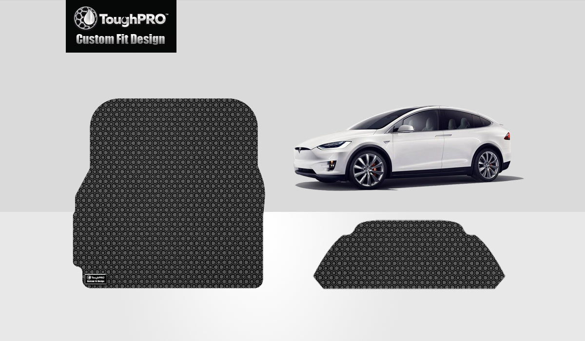 CUSTOM FIT FOR TESLA Model X 2019 Front Trunk Mat And Cargo Mat 7 Seater