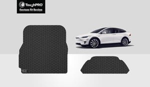 CUSTOM FIT FOR TESLA Model X 2021 Front Trunk Mat And Cargo Mat 7 Seater