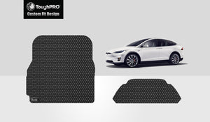 CUSTOM FIT FOR TESLA Model X 2019 Front Trunk Mat And Cargo Mat 6 Seater