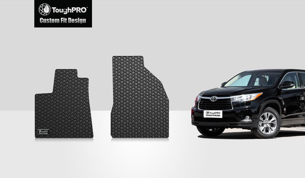 CUSTOM FIT FOR TOYOTA Highlander 2015 Two Front Mats