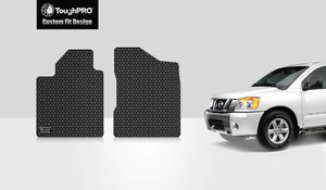 CUSTOM FIT FOR NISSAN Titan 2014 Two Front Mats Crew Cab