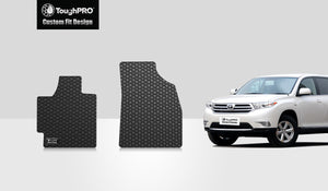 CUSTOM FIT FOR TOYOTA Highlander 2011 Two Front Mats