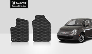 CUSTOM FIT FOR FIAT 500 2020 Two Front Mats