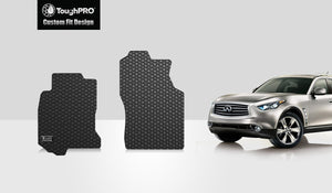 CUSTOM FIT FOR INFINITI FX35 2008 Two Front Mats