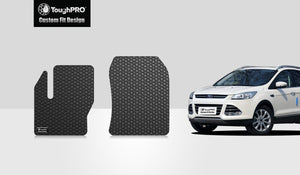 CUSTOM FIT FOR FORD Escape 2017 Two Front Mats