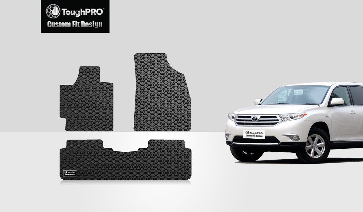 CUSTOM FIT FOR TOYOTA Highlander 2011 Floor Mats Set