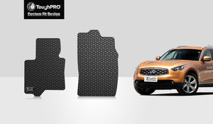 CUSTOM FIT FOR INFINITI FX50 2012 Two Front Mats