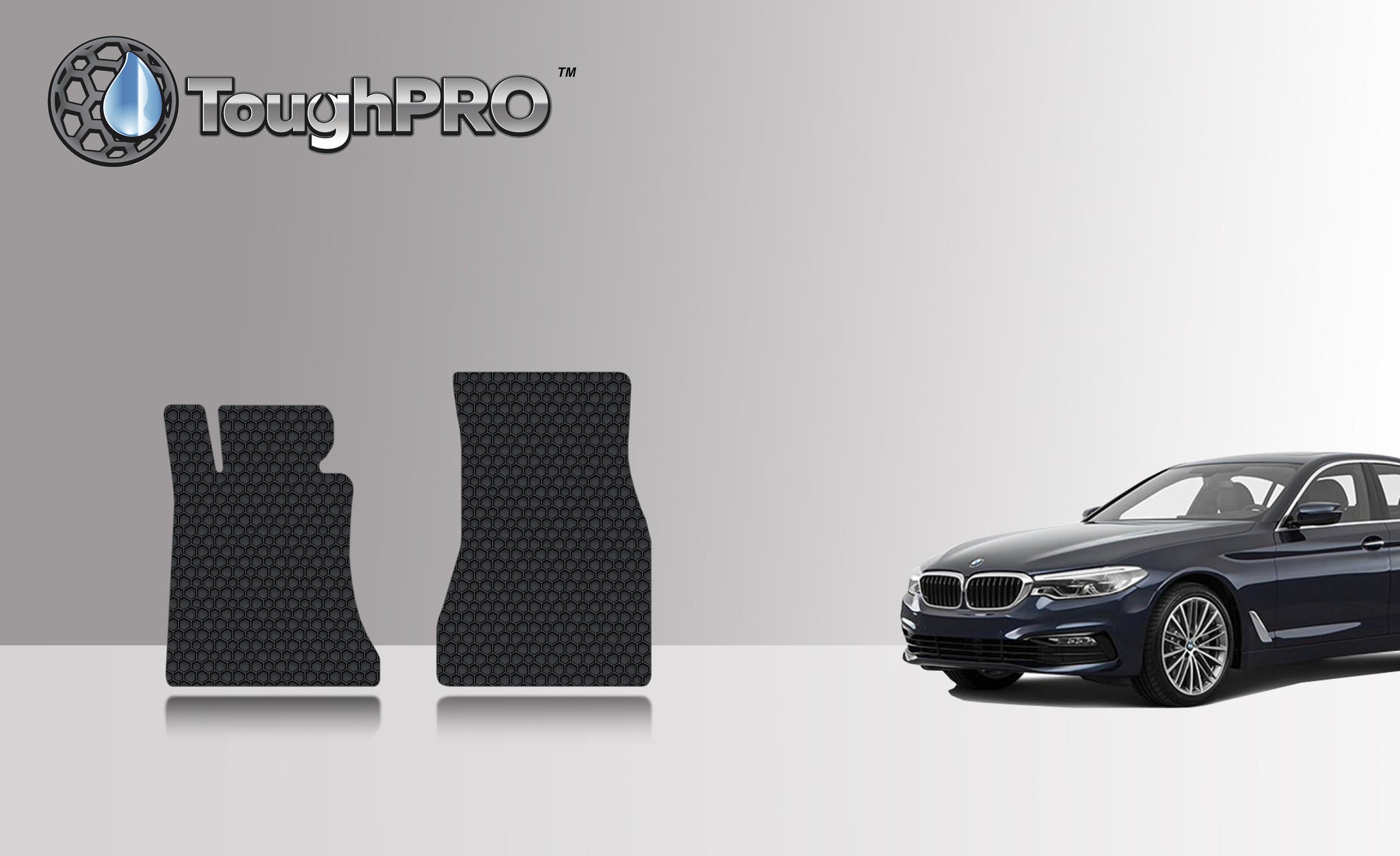 CUSTOM FIT FOR BMW 540d 2018 Two Front Mats