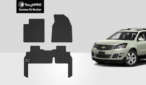 CUSTOM FIT FOR CHEVROLET Traverse 2009 1st & 2nd Row 2nd Row  BENCH SEATING