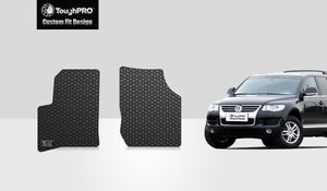 CUSTOM FIT FOR VOLKSWAGEN Touareg 2008 Two Front Mats