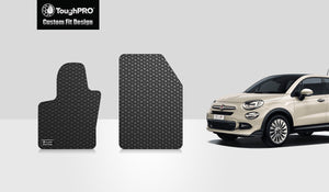 CUSTOM FIT FOR FIAT 500X 2018 Two Front Mats