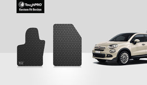 CUSTOM FIT FOR FIAT 500X 2022 Two Front Mats