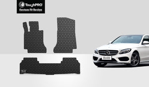 CUSTOM FIT FOR MERCEDES-BENZ C400 2016 Floor Mats Set Sedan Model