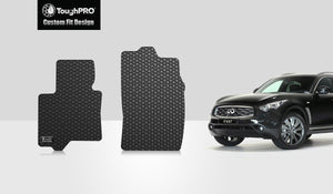 CUSTOM FIT FOR INFINITI FX37 2013 Two Front Mats