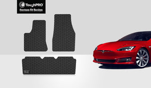 CUSTOM FIT FOR TESLA Model S 2016 1st & 2nd Row All Wheel Drive, Built Before 4/10/16