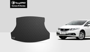 CUSTOM FIT FOR HONDA Civic 2015 Trunk Mat - Sedan- Not For Hybrid Model Sedan Model