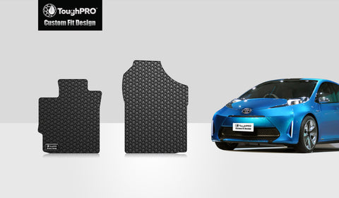 CUSTOM FIT FOR TOYOTA Prius C 2014 Two Front Mats