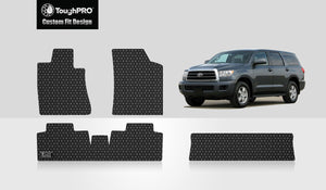 CUSTOM FIT FOR TOYOTA Sequoia 2004 Front Row 2nd Row 3rd Row