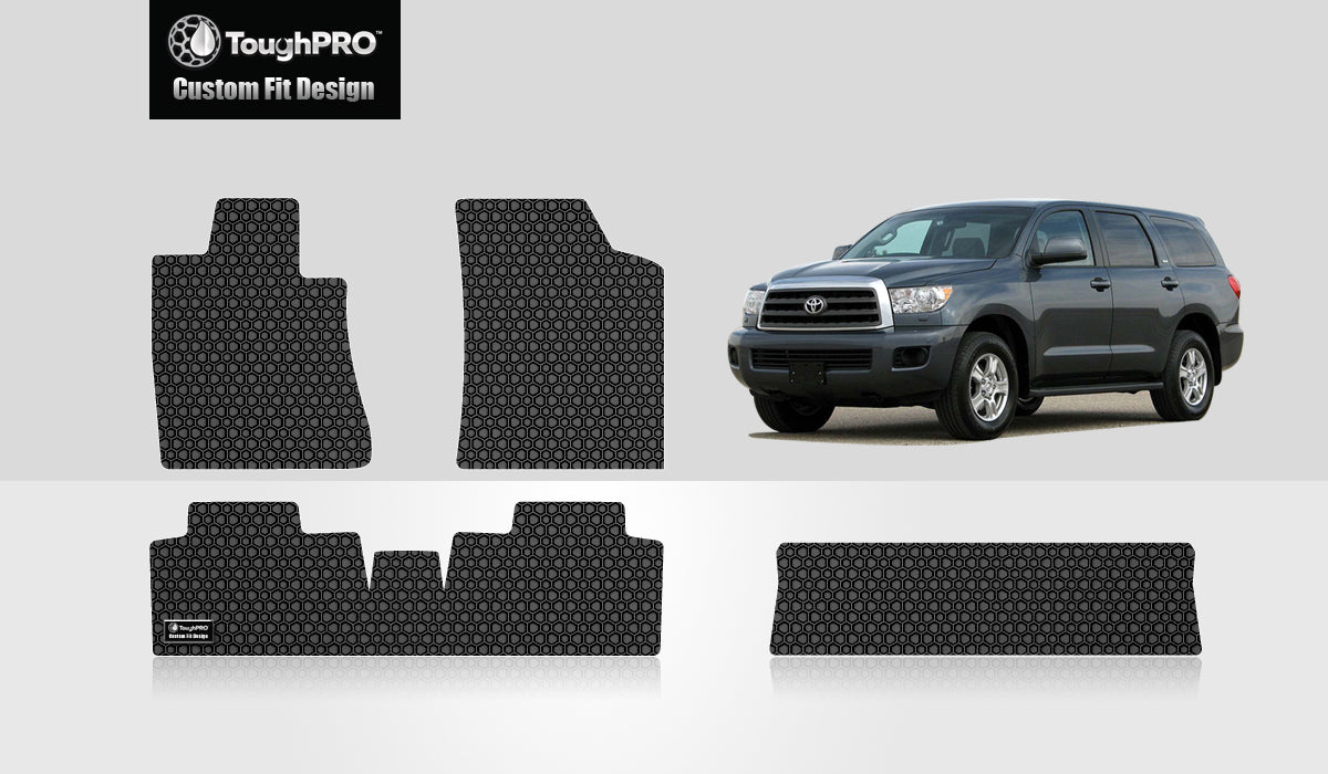 CUSTOM FIT FOR TOYOTA Sequoia 2007 Front Row 2nd Row 3rd Row