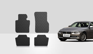 CUSTOM FIT FOR BMW 320i 2014 Floor Mats Set xDrive (All Wheel Drive) & Sedan Model