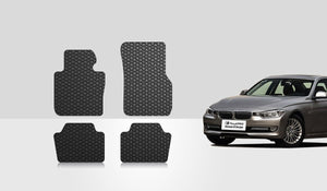 CUSTOM FIT FOR BMW 328i 2016 Floor Mats Set xDrive (All Wheel Drive) & Sedan Model