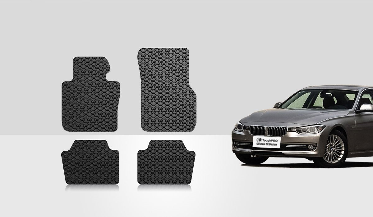 CUSTOM FIT FOR BMW 320i 2015 Floor Mats Set Rear Wheel Drive & Sedan Model