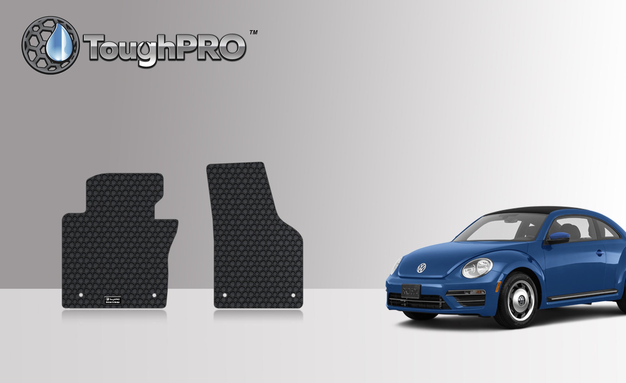 CUSTOM FIT FOR VOLKSWAGEN Beetle 2019 Two Front Mats