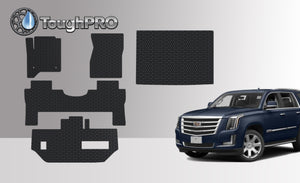 CUSTOM FIT FOR CADILLAC Escalade ESV 2015 Front Row 2nd Row 3rd Row Trunk Mat (3rd Row Up) 2nd Row BENCH SEATING